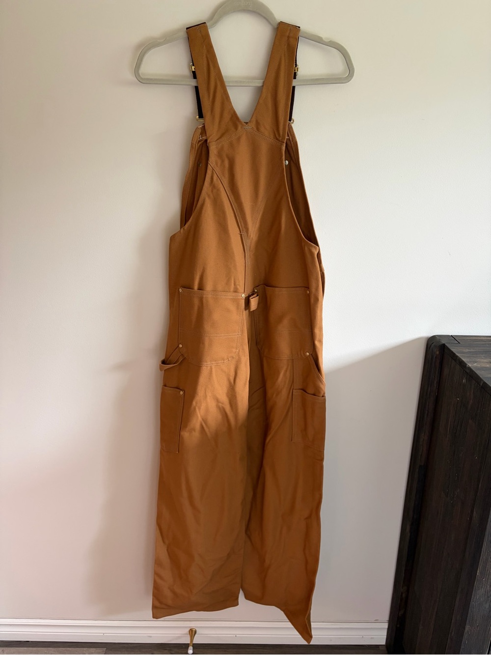 CARHARTT- size 32/30 Unlined Duck Bib Overalls, - Picture 2 of 3
